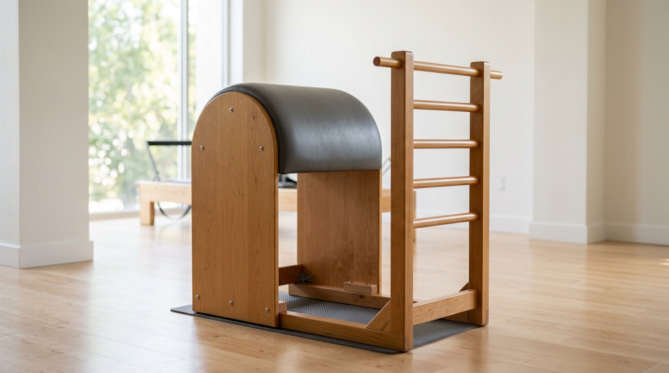 Ladder Barrel — oblouková pomůcka s žebříkem pro oporu páteře a protažení.